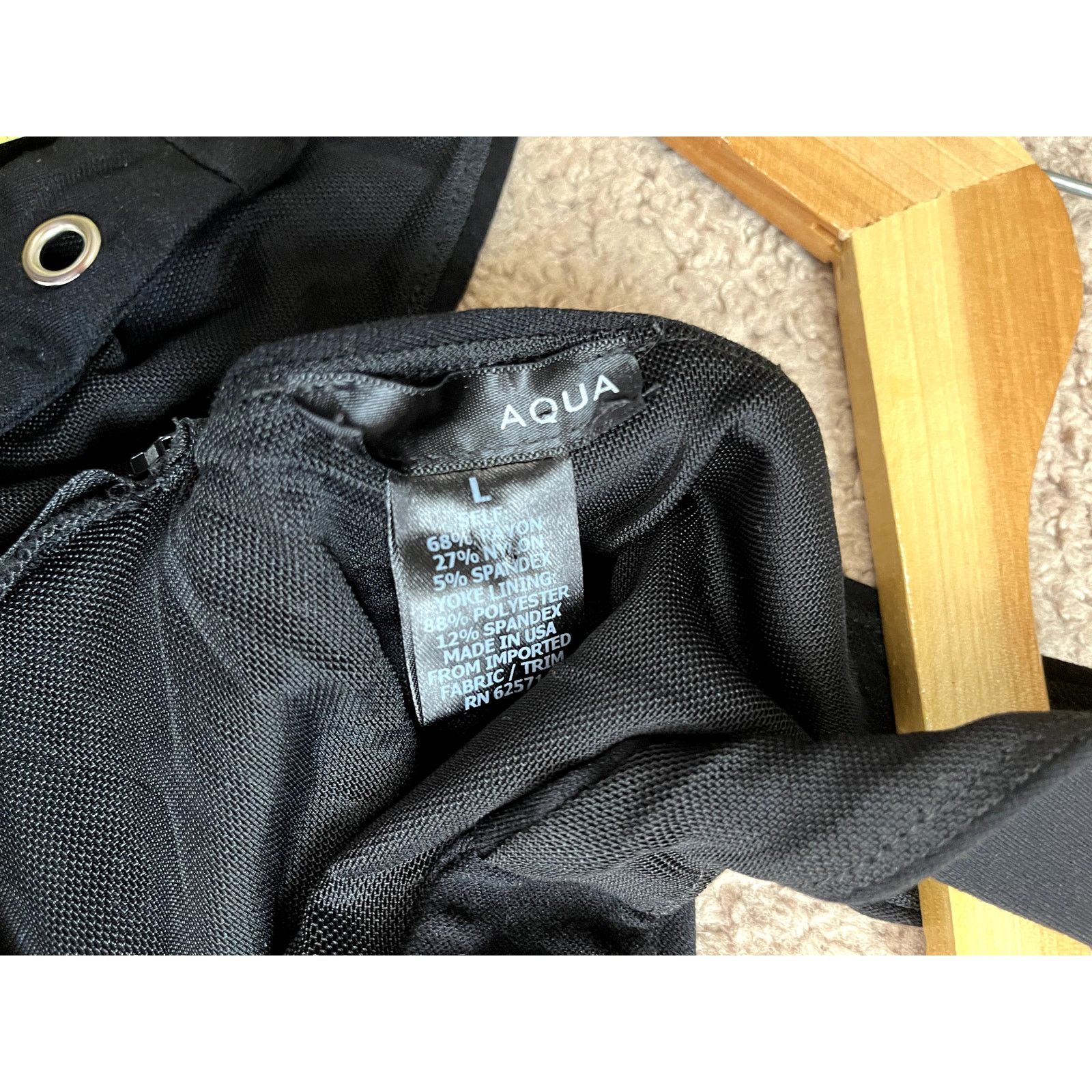 AQUA Black Women's Aqua Sundress L Size L / US 10 / IT 46 - 5 Thumbnail