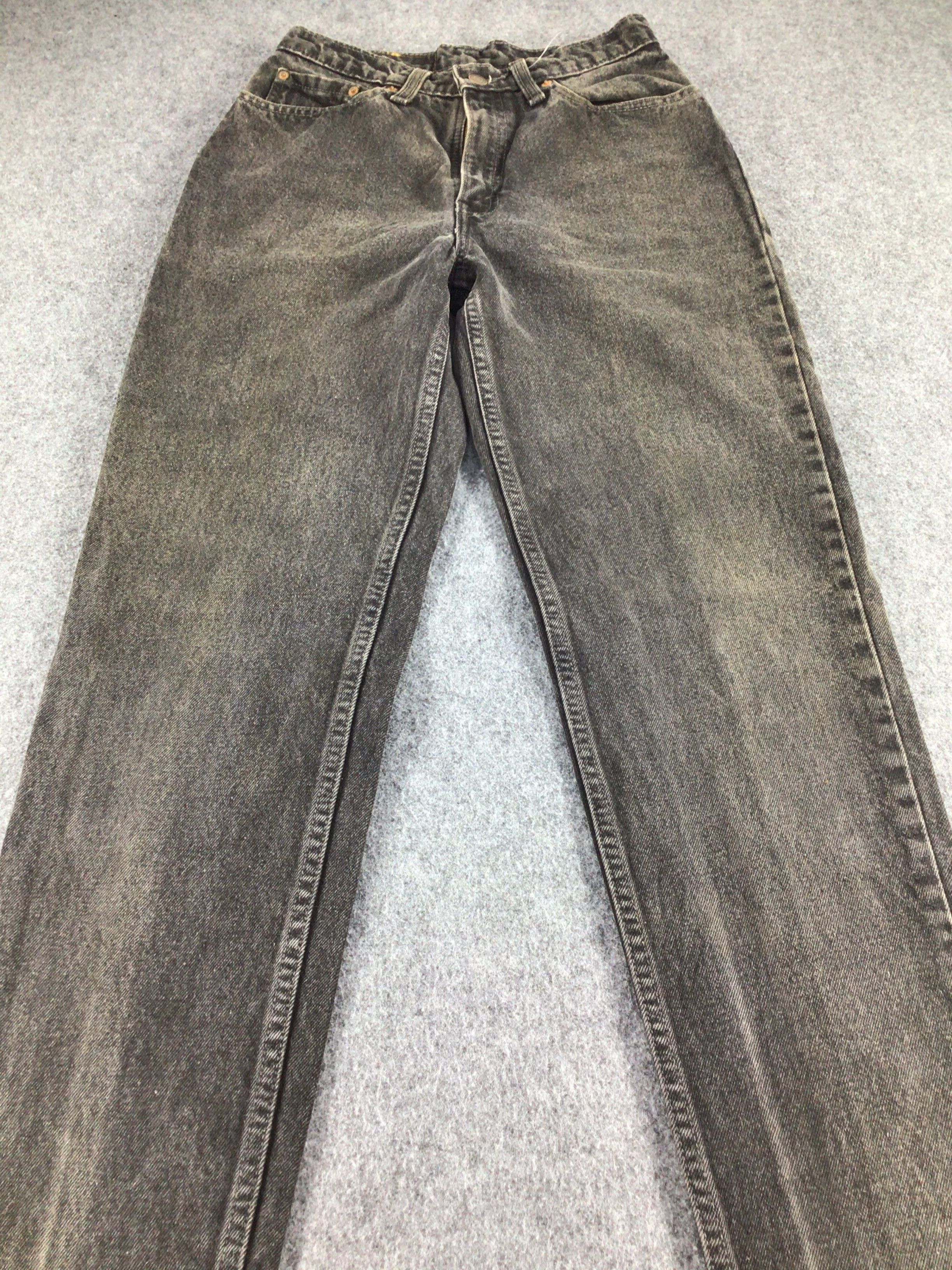 Levi's Vintage Levis 512 Jeans Black Levis Denim -J367 Size US 27 - 3 Thumbnail
