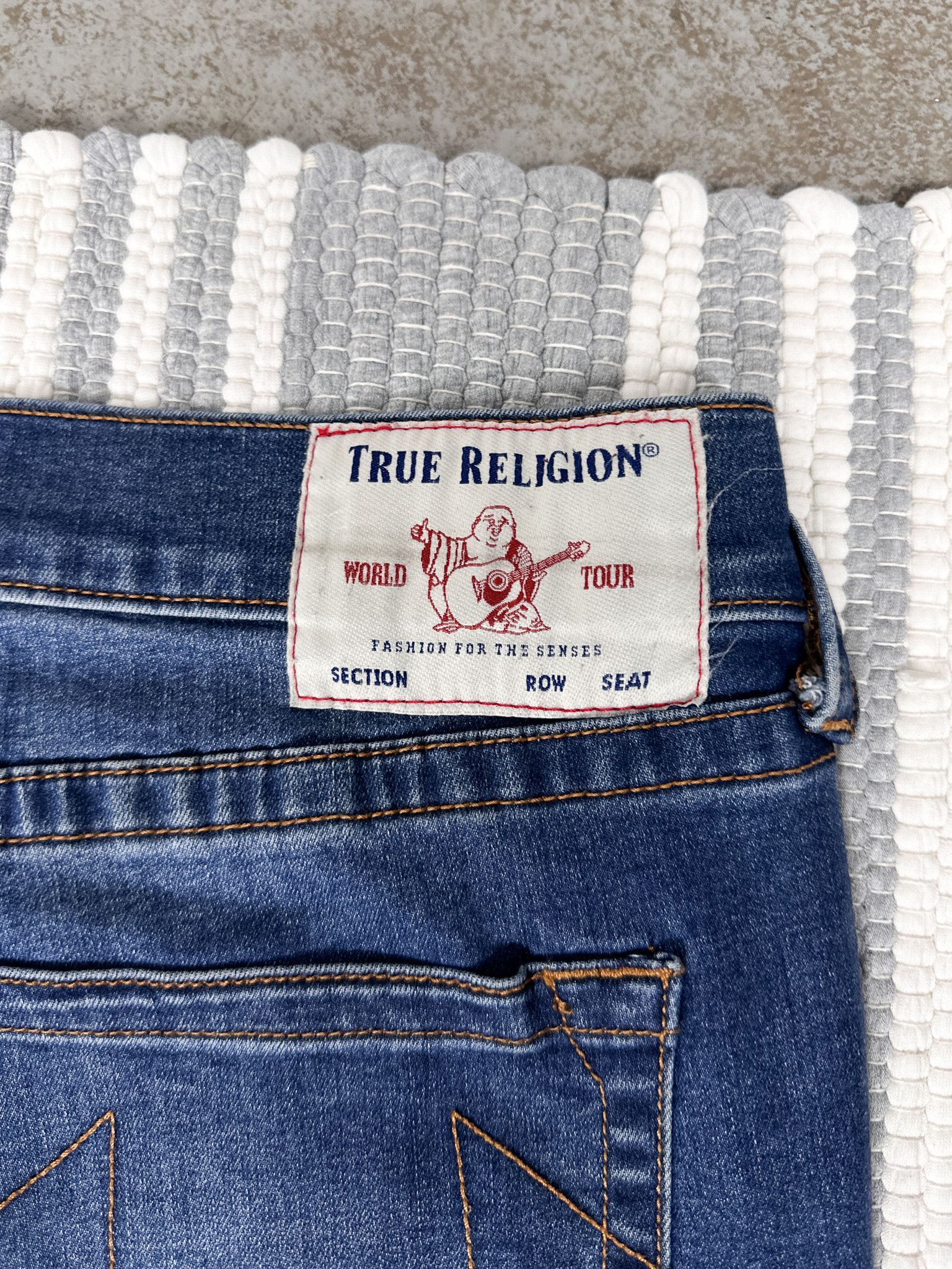 True Religion True Religion Blue Denim Pants Jeans Size 26" / US 2 / IT 38 - 5 Thumbnail