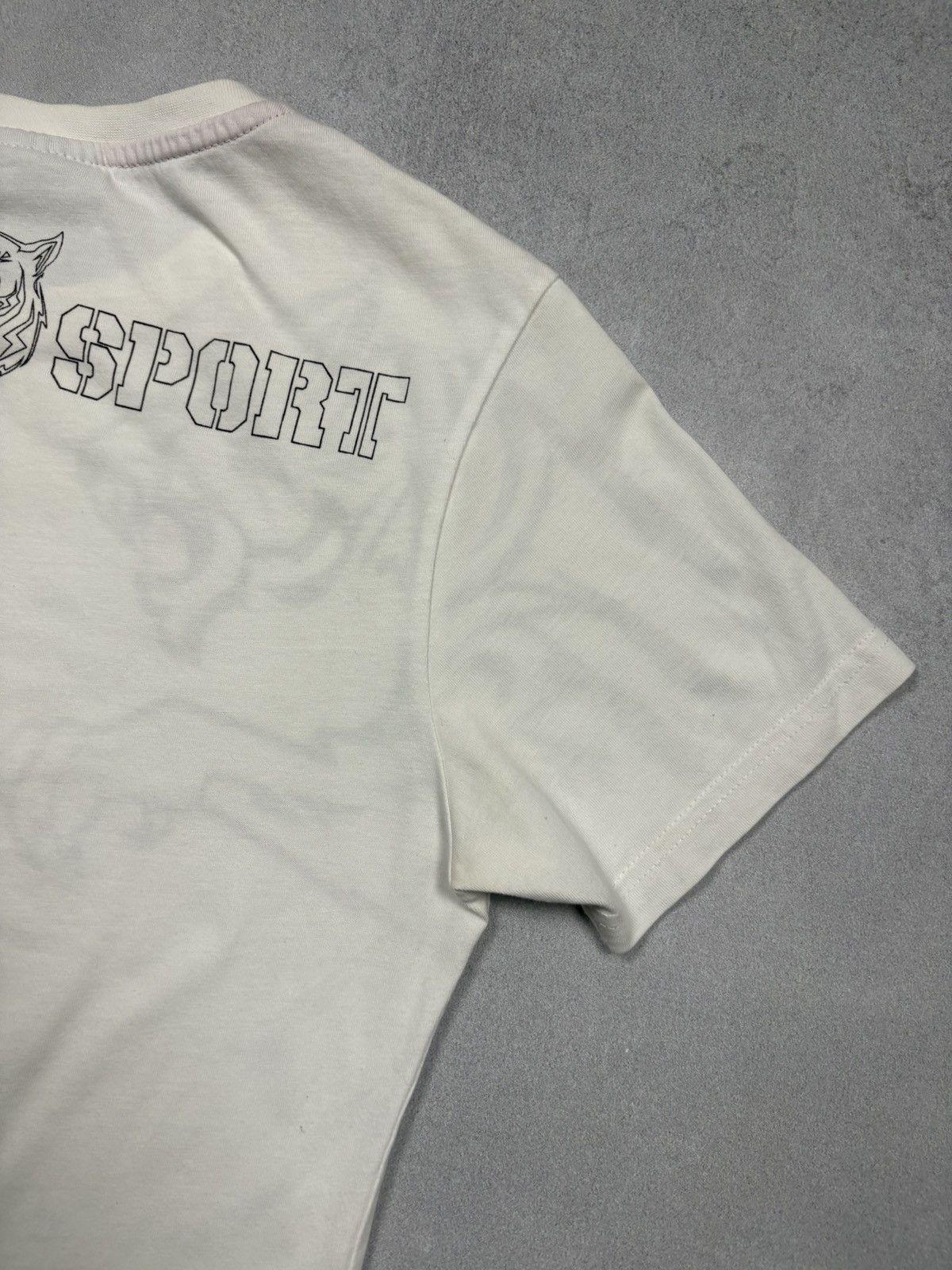 Philipp Plein Philipp Plein Sport White Twin Tiger Graphic AOP T-Shirt Y2K Size US S / EU 44-46 / 1 - 15 Thumbnail