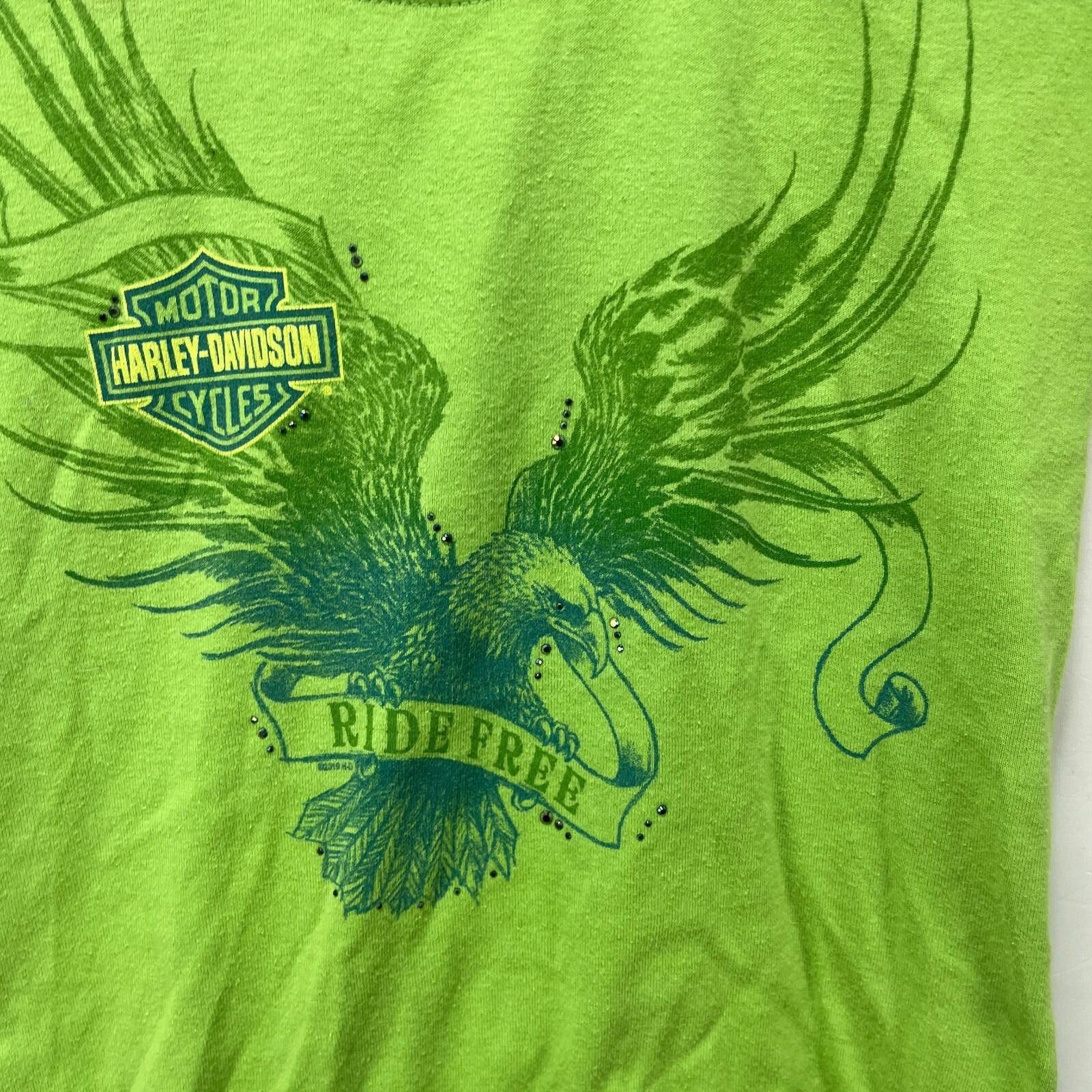 Harley Davidson Vintage Harley Davidson Y2K T-Shirt Women Large Size L / US 10 / IT 46 - 3 Thumbnail