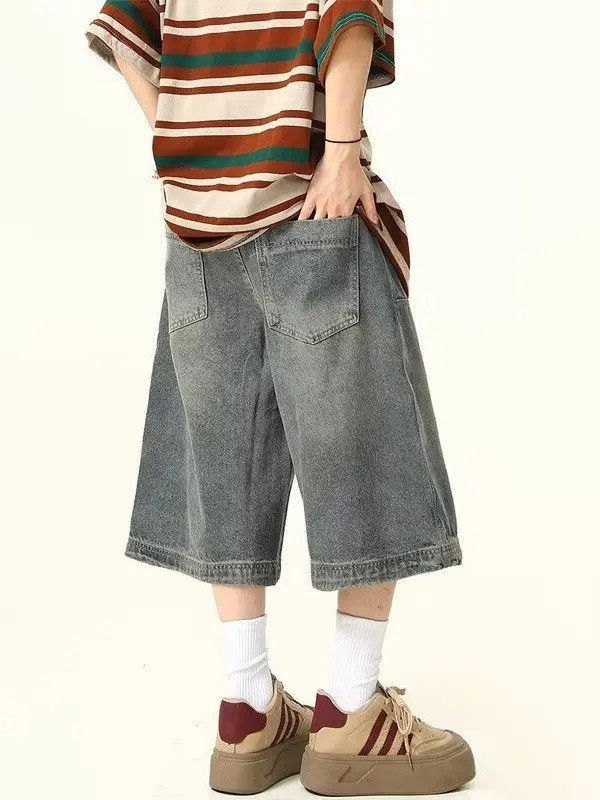 Japanese Brand High street spliced denim shorts Size US 32 / EU 48 - 3 Thumbnail