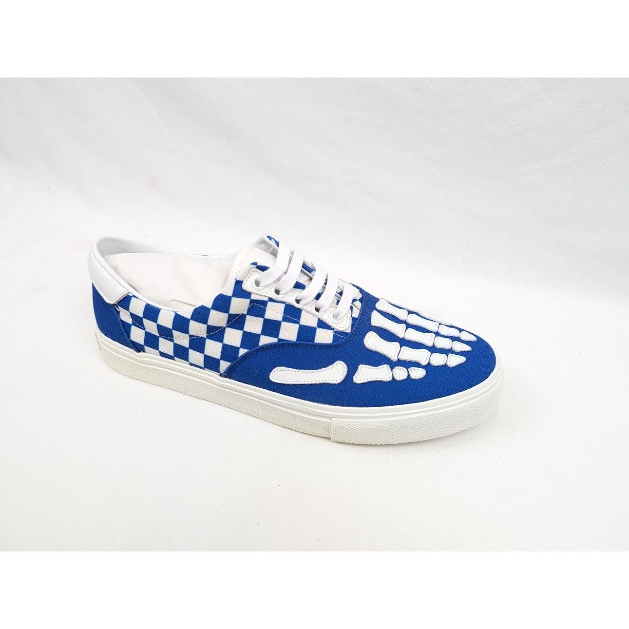 Amiri o1rshd1 Checkered Skel Toe Lace Up in Blue/White Size US 9 / EU 42 - 2 Thumbnail