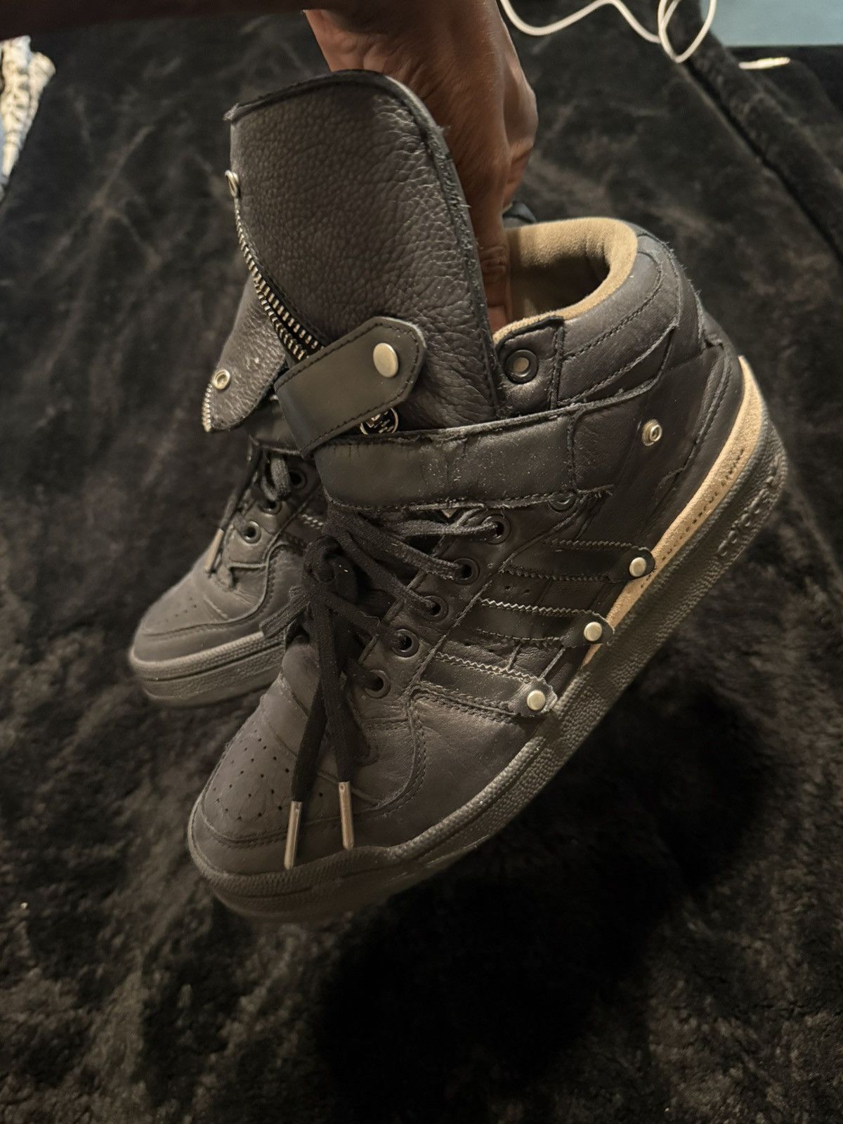 Adidas × Diesel Adidas x Diesel F/W11 - Forum Mid Lea Sneaker Rare