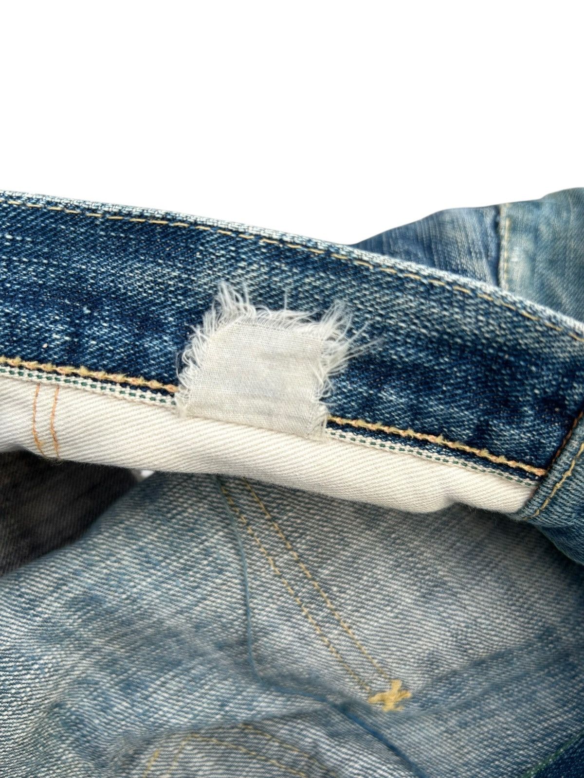 Maison MIHARA YASUHIRO MIHARAYASUHIRO X SUGAR CANE Selvedge Distressed Denim Jeans Size US 36 / EU 52 - 12 Thumbnail