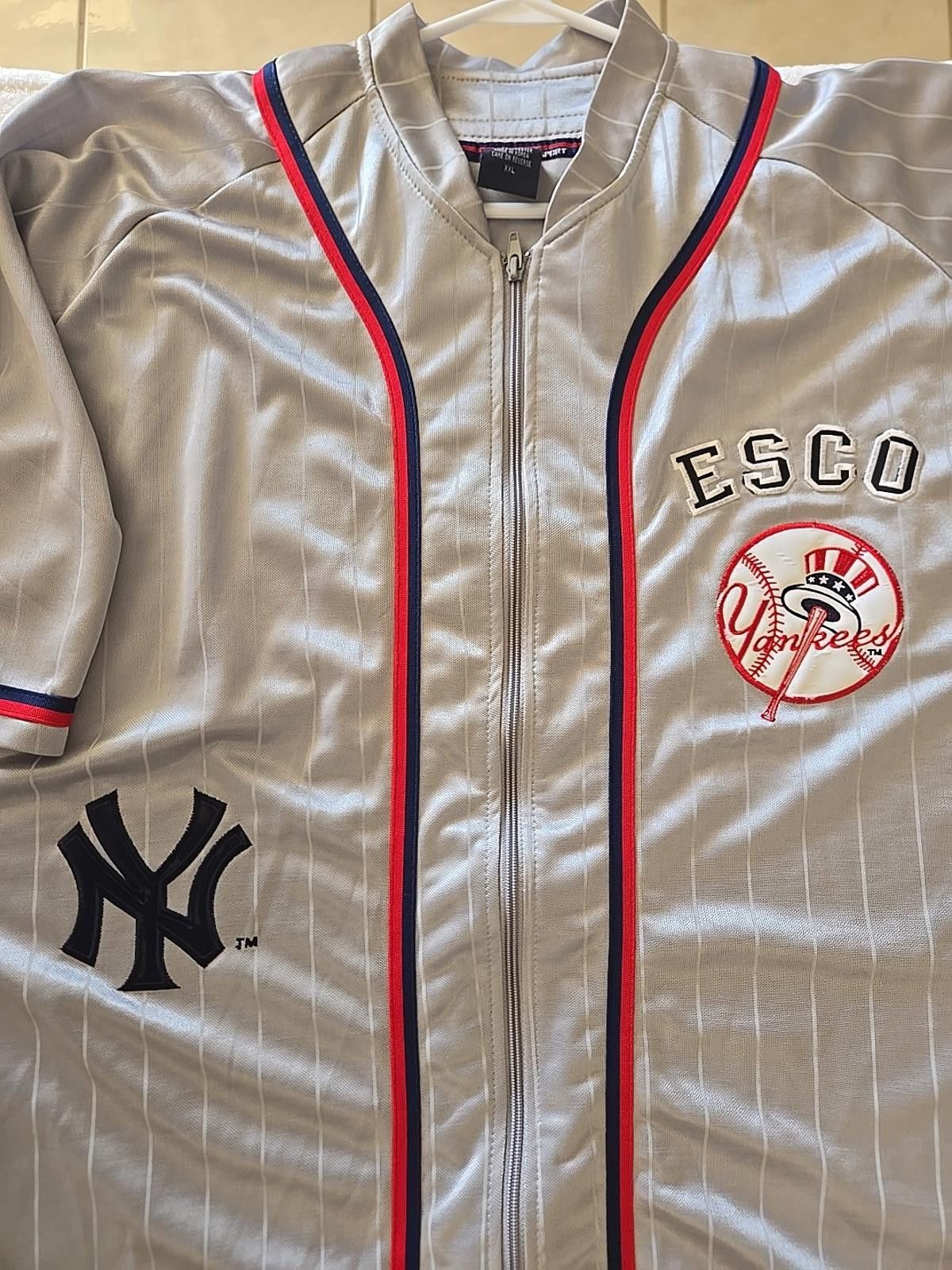 Other Vtg NY YANKEES MLB WILLIE ESCO 67 Zip Up JERSEY XXL SEWN Size US XXL / EU 58 / 5 - 4 Thumbnail