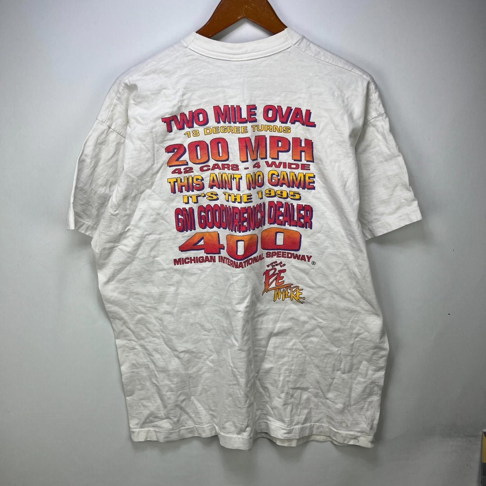 Vintage Vintage 90s Michigan NASCAR Winston Cup T Shirt 2XL Size US XXL / EU 58 / 5 - 3 Thumbnail