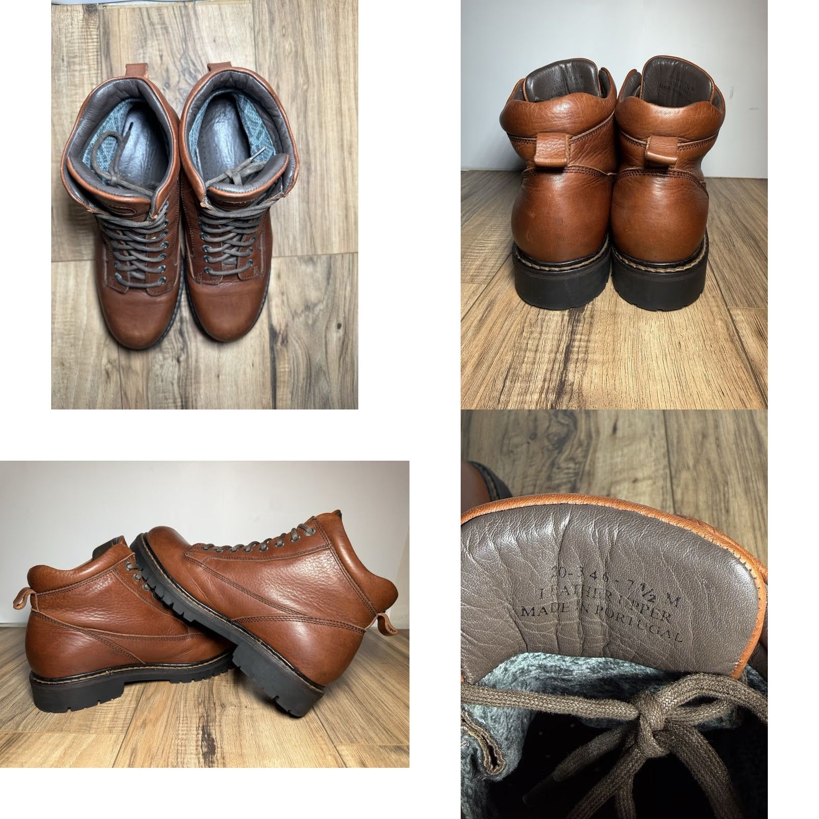 Johnston & Murphy Johnston & Murphy all-weather Gore-Tex Leather Lug Sole Work Boots Mens 7.5 EUC Size US 8 / EU 41 - 8 Thumbnail