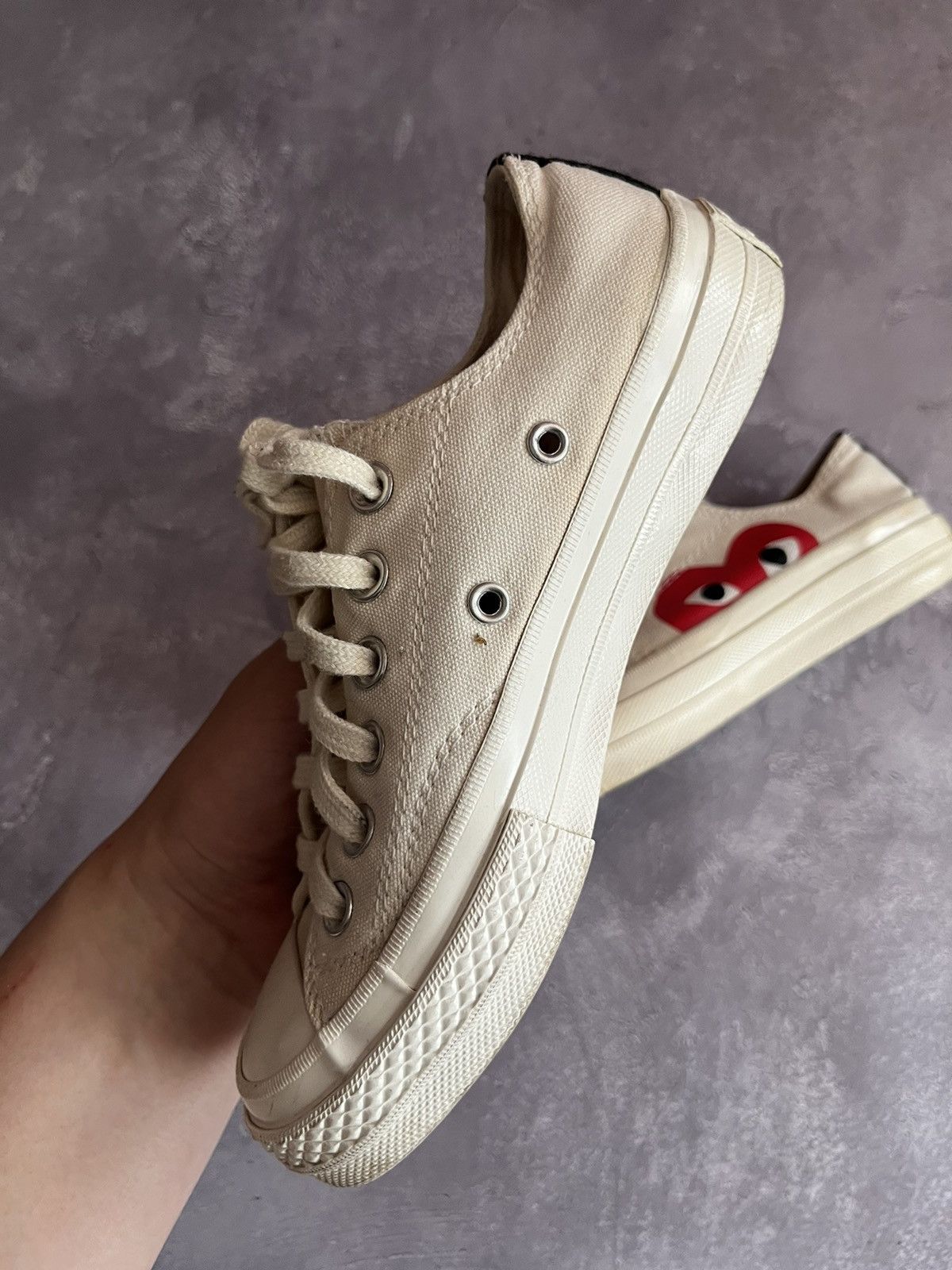 Comme des Garcons Comme Des Garçons x Chuck Taylor Converse All Star Low Top Size US 5 / IT 35 - 4 Thumbnail