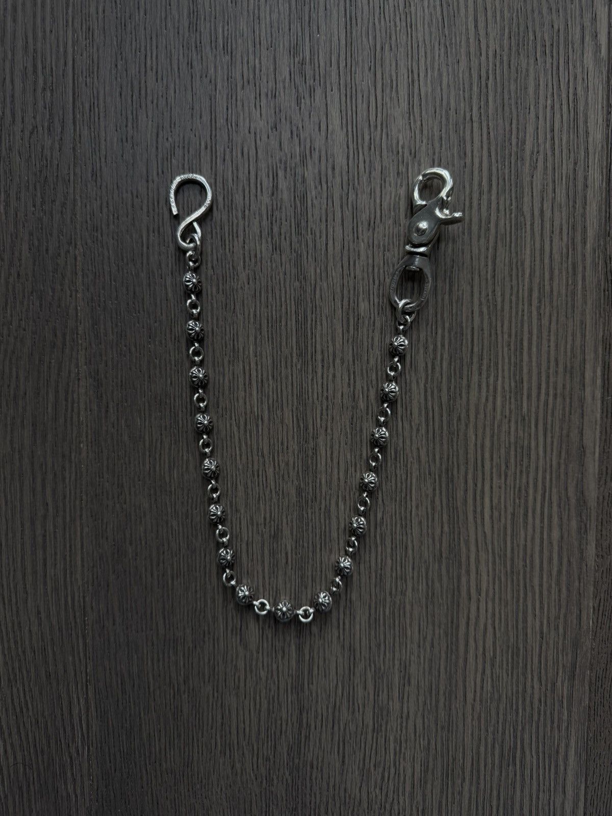 Chrome Hearts 18" - Chrome Hearts Cross Ball Silver Wallet Chain Size ONE SIZE - 1 Thumbnail