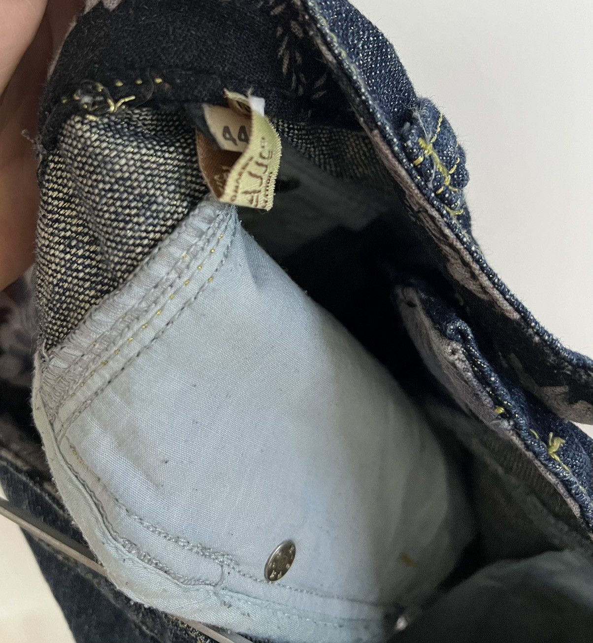 Alviero Martini Alviero Martini Denim Mini Skirt M Excellent Condition Size 30" / US 8 / IT 44 - 5 Thumbnail