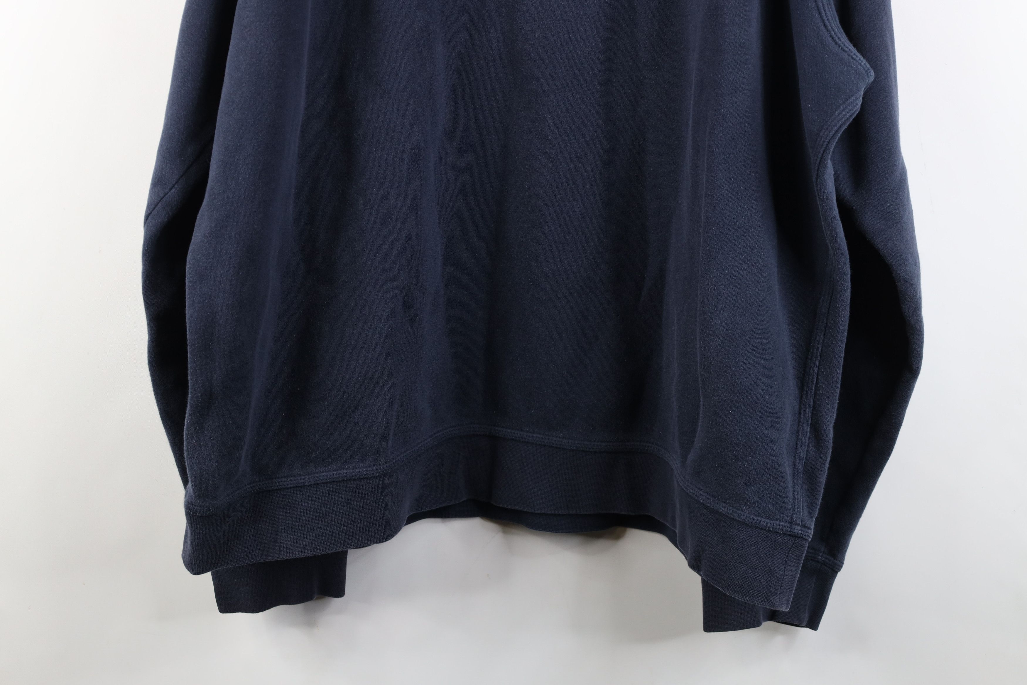 Nike Vintage Y2K Nike Mini Swoosh Crewneck Sweatshirt Navy Blue Size US XXL / EU 58 / 5 - 14 Thumbnail