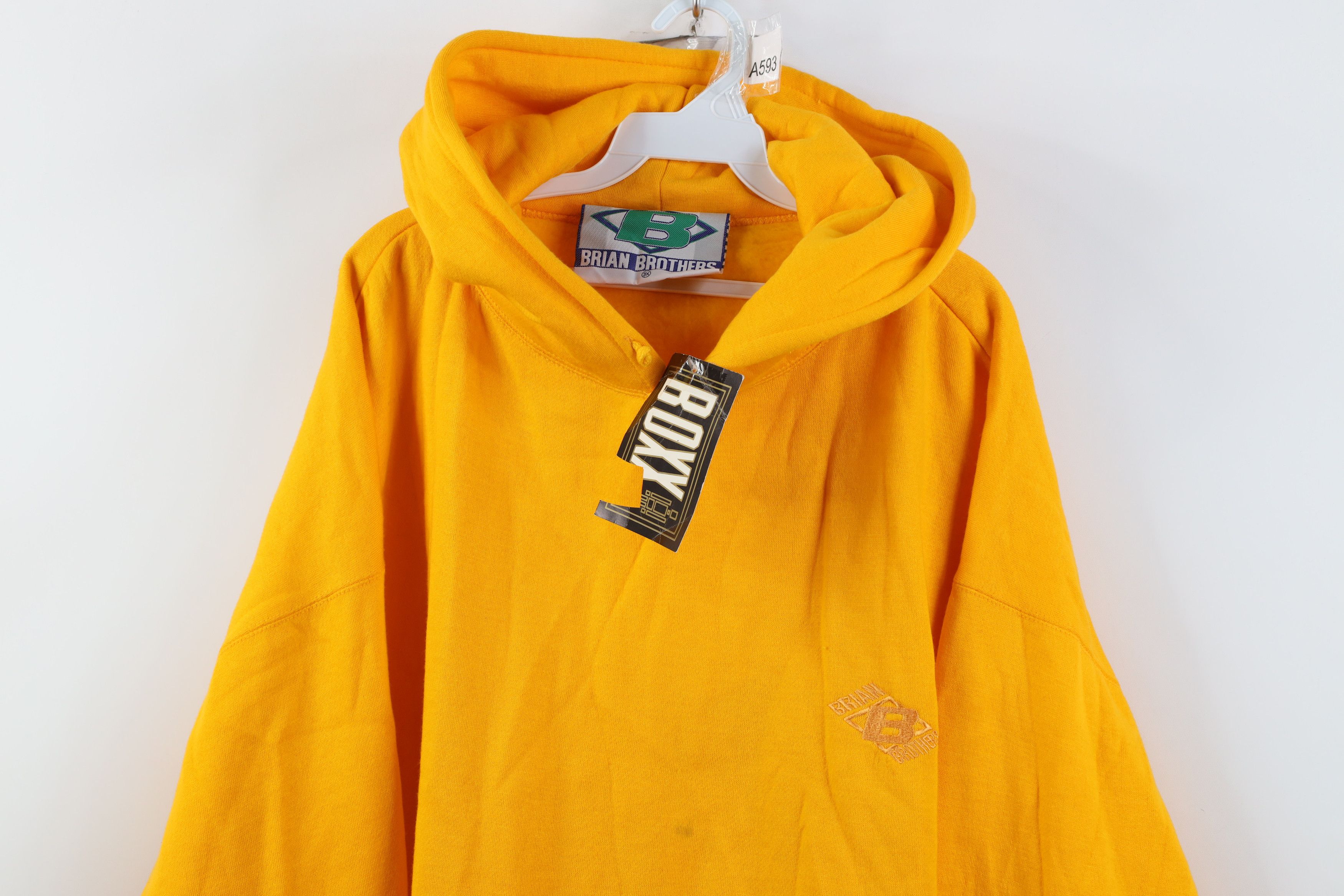Vintage Deadstock Vintage 90s Streetwear Baggy Hoodie Sweatshirt Size US XXL / EU 58 / 5 - 2 Thumbnail