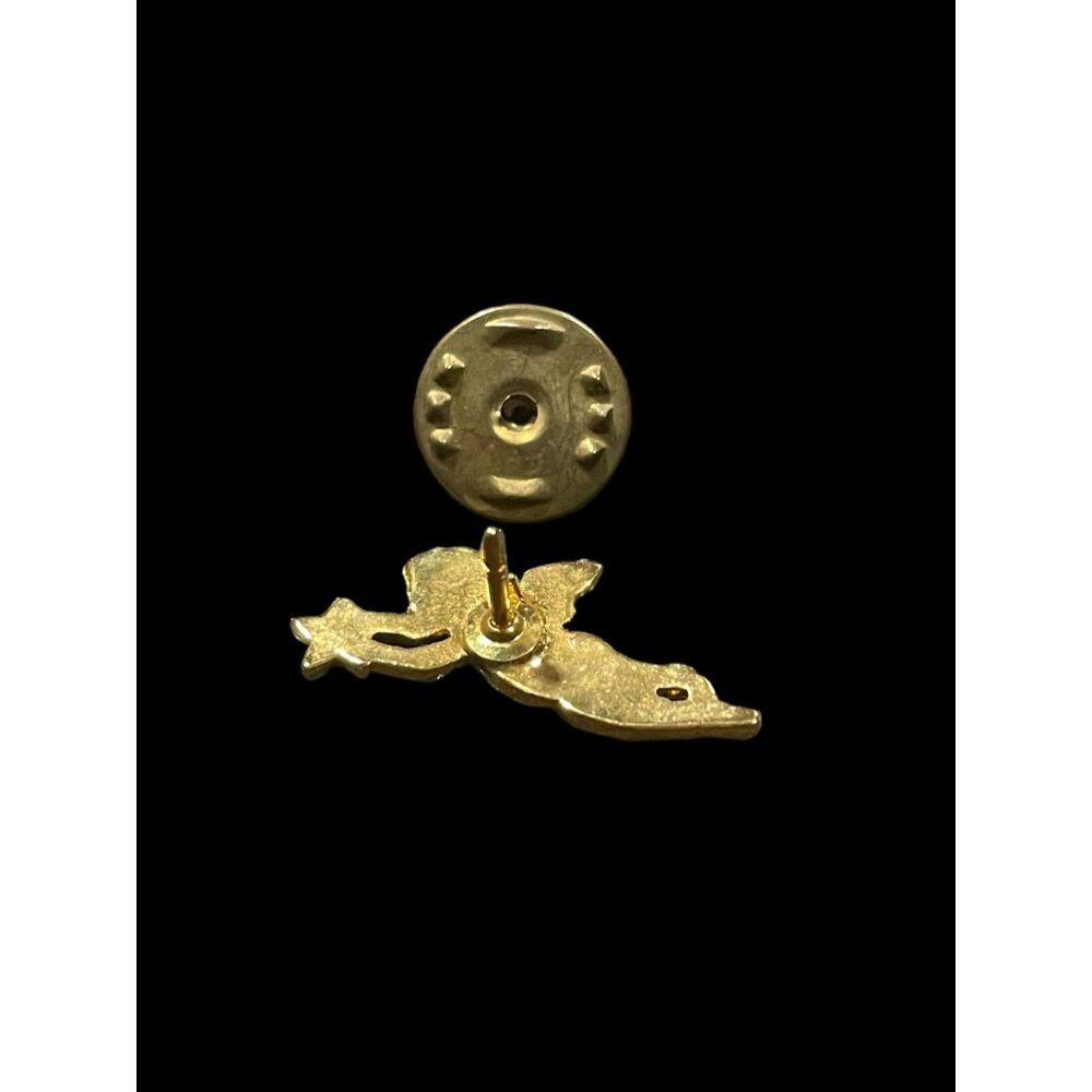 Vintage Vintage Gold Tone Winged Angel Cherub Tie Tack Pin Size ONE SIZE - 3 Thumbnail