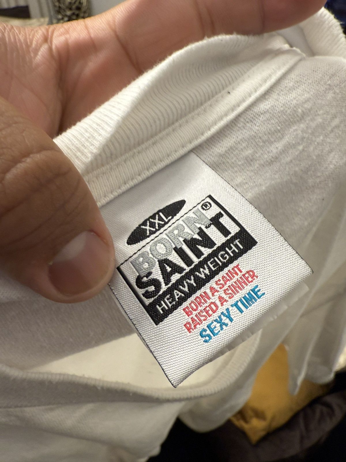 Born X Raised × Saint Michael Saint Michael x Born x Raised White Tee Size XXL Size US XXL / EU 58 / 5 - 5 Thumbnail