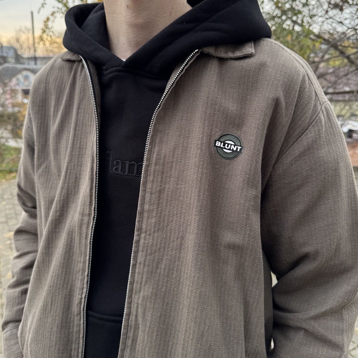 Vintage Vintage Blunt Skateboarding LA USA jacket y2k rare og rap Size US L / EU 52-54 / 3 - 2 Thumbnail