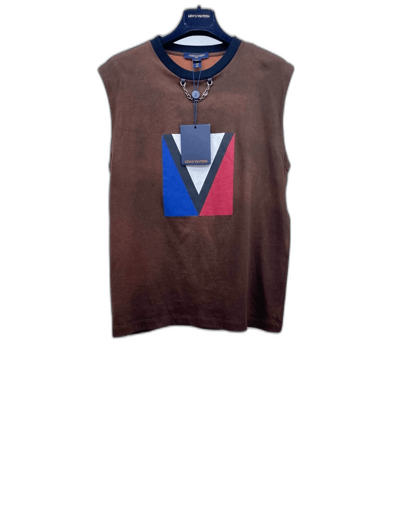 Louis Vuitton Louis Vuitton Chocolate Color Chain Vest Size US XXS / EU 40 - 1 Thumbnail