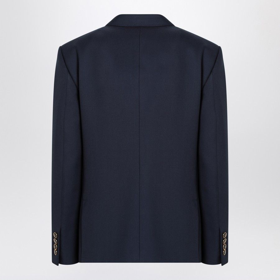 Valentino o1d2blof1025 Single-breasted Wool Jacket in Blue Size US M / EU 48-50 / 2 - 2 Thumbnail