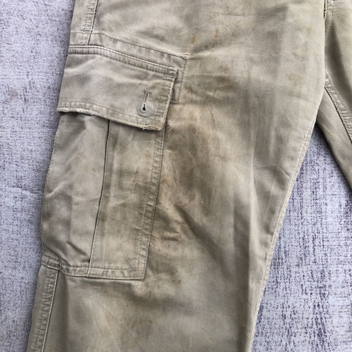 Japanese Brand × Oshkosh × Vintage Faded Cargo Pants OshKosh With 6 Pocket Size US 33 - 5 Thumbnail