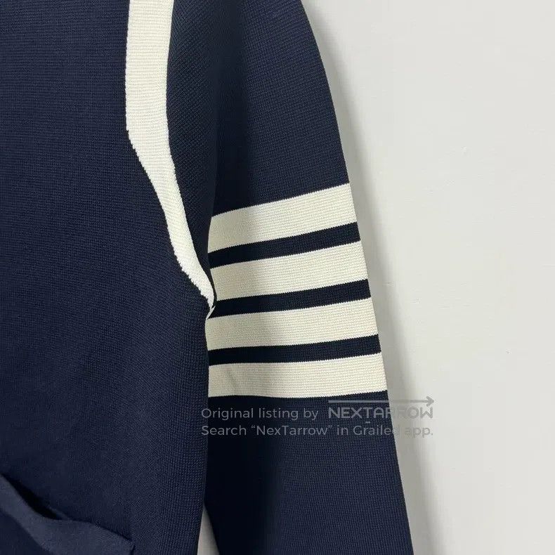 Thom Browne Thom Browne Navy Blue Colorblock Cardigan Size XS / US 0-2 / IT 36-38 - 3 Thumbnail