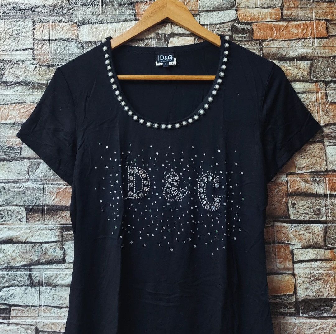 Dolce & Gabbana Vintage Dolce & Gabbana Rhinestone Size L / US 10 / IT 46 - 2 Thumbnail