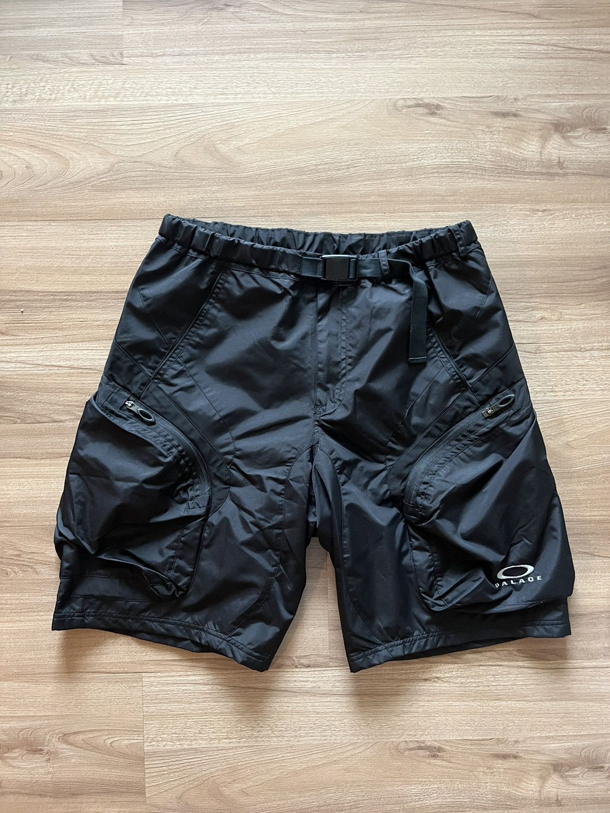 Palace Palace x Oakley Nitrofuel Shorts Black | Grailed