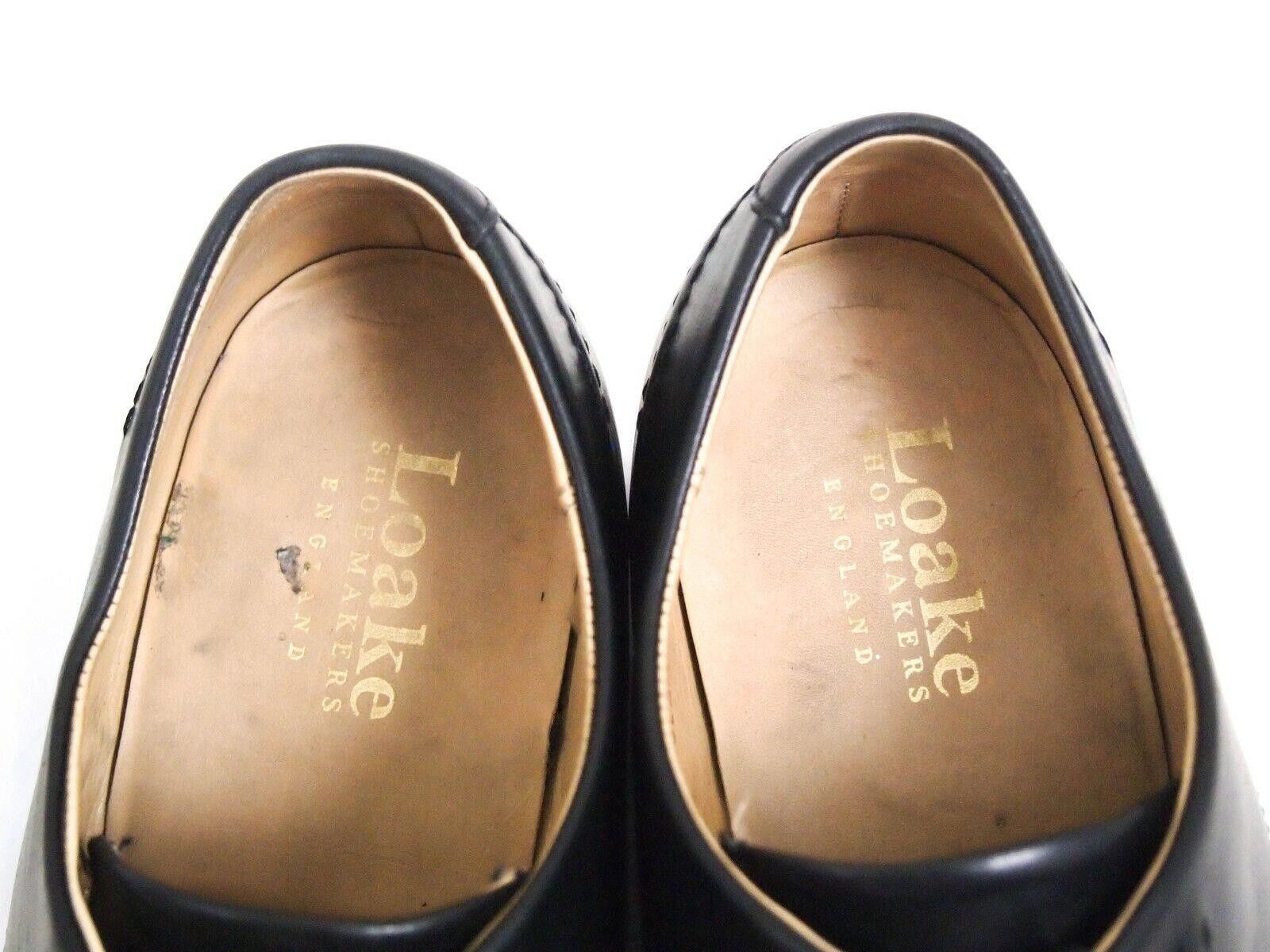 Loake Loake Aberdeen Derby Black Leather Mens EU 41.5 US 8.5 G Size US 8.5 / EU 41-42 - 5 Thumbnail