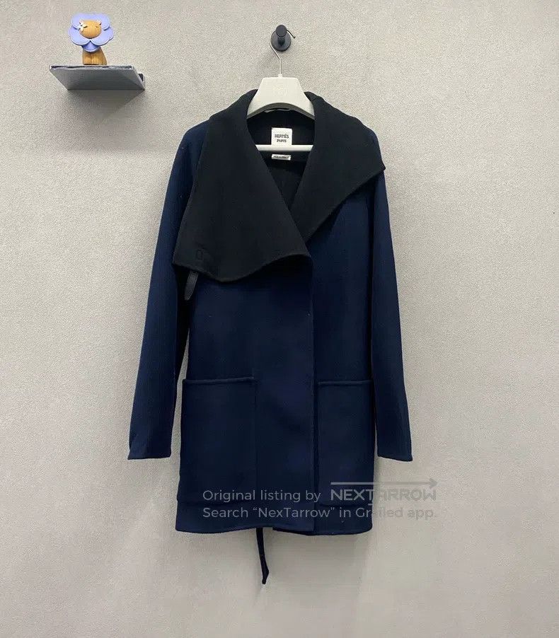 Hermes Hermes Double-faced cashmere coat Size XS / US 0-2 / IT 36-38 - 2 Thumbnail