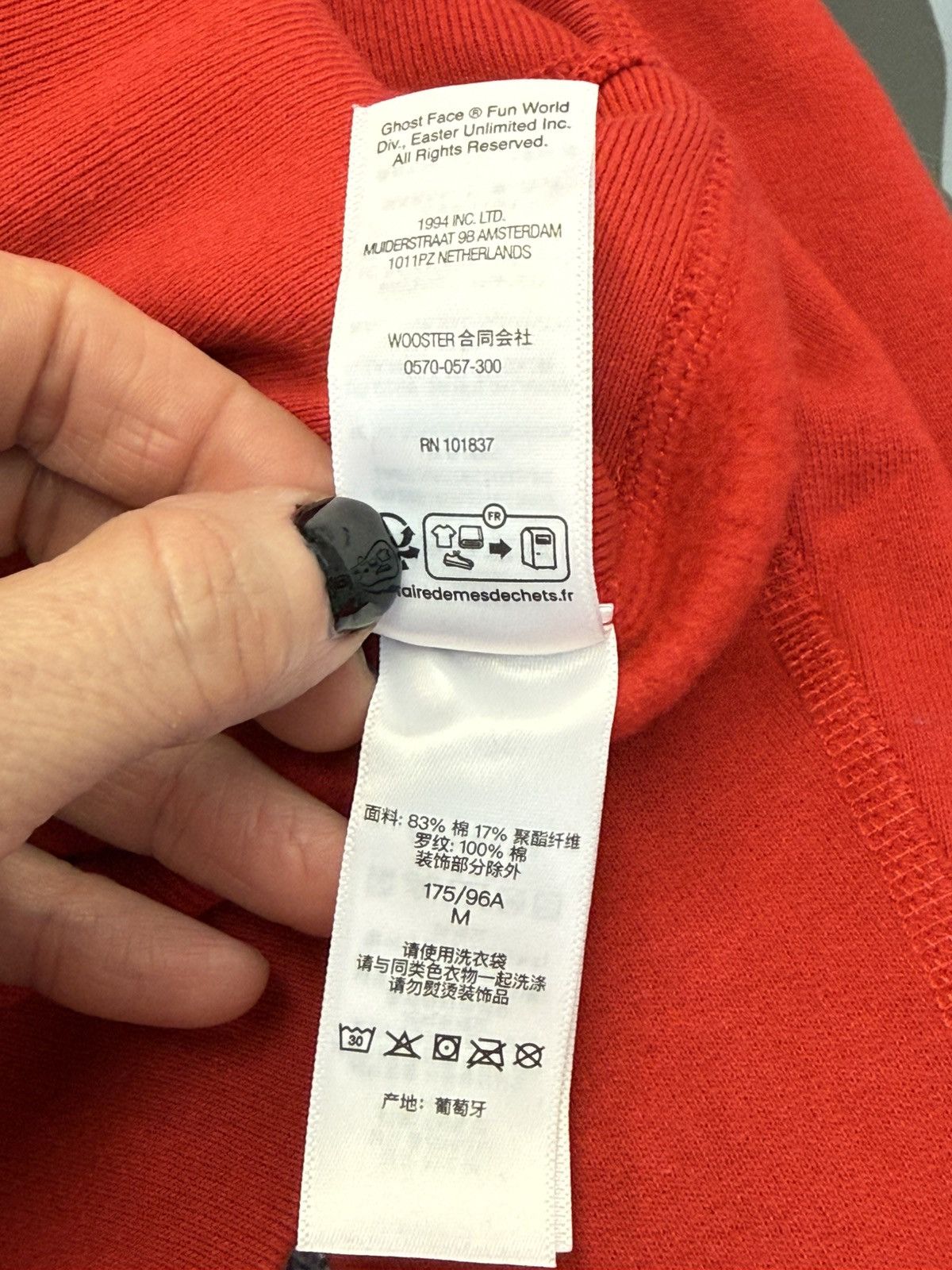 Supreme Supreme Ghostface Hoodie Size US M / EU 48-50 / 2 - 9 Thumbnail