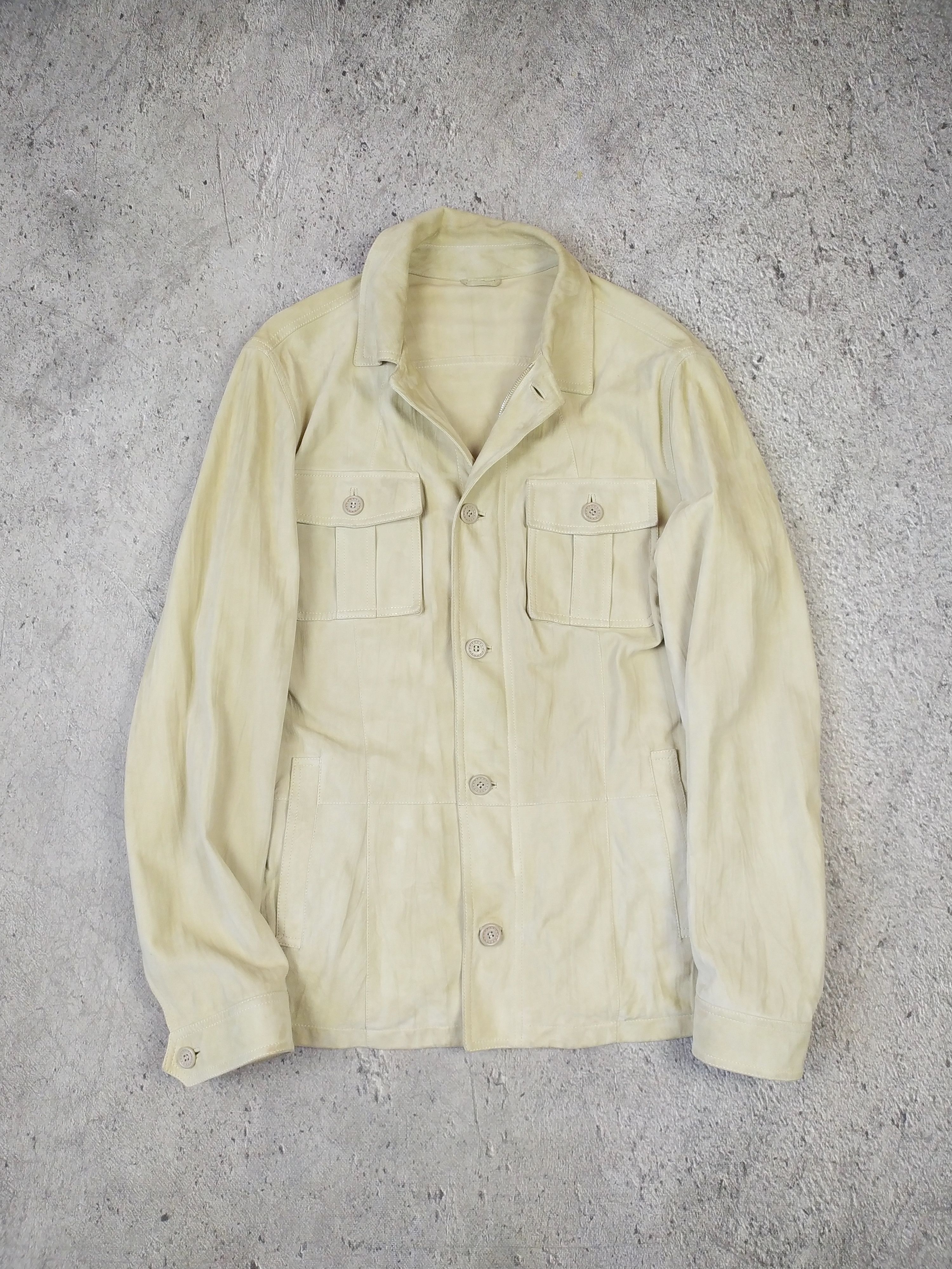Ermenegildo Zegna Ermenegildo Zegna - suede leather jacket Size US L / EU 52-54 / 3 - 1 Thumbnail