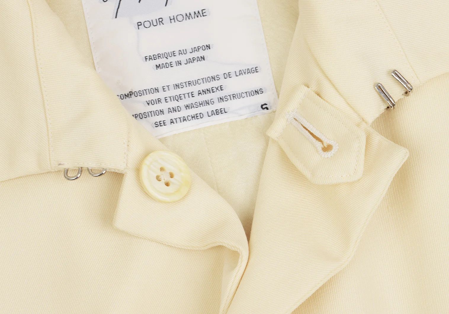 Yohji Yamamoto Yohji Yamamoto Reversible Wool Gabardine Jacket Size US S / EU 44-46 / 1 - 6 Thumbnail