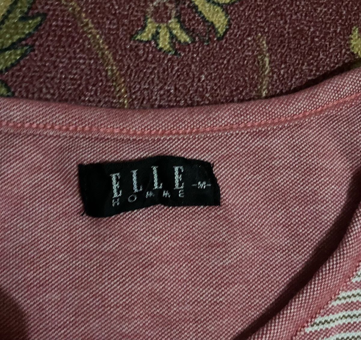 Japanese Brand Vintage ELLE HOMME Striped Single Pocket M Size US M / EU 48-50 / 2 - 5 Thumbnail