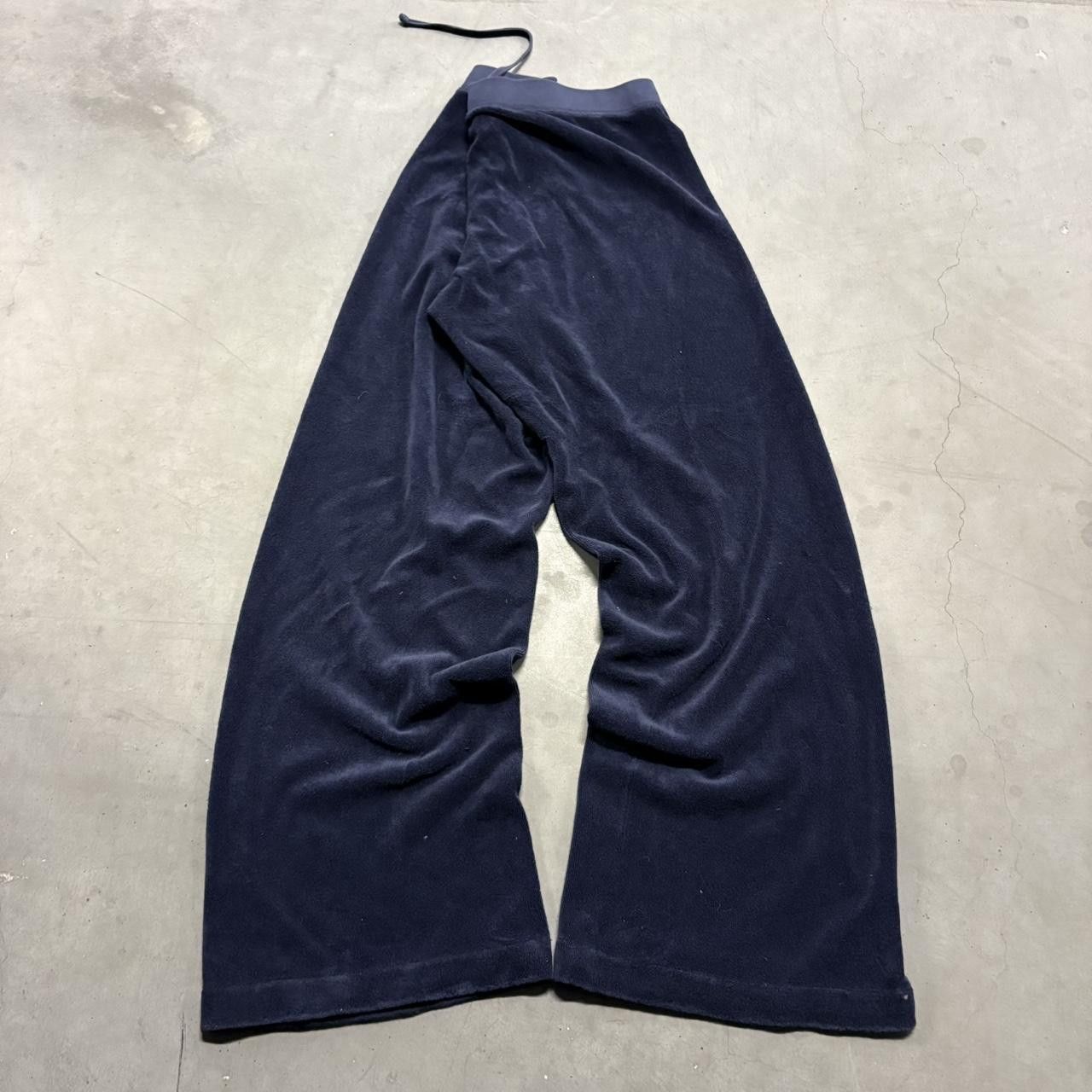 Juicy Couture Jeans × Vintage Crazy Vintage Y2K/2000s Baggy Wideleg Juicy Couture Velour Sweatpants! Size US 32 / EU 48 - 4 Thumbnail