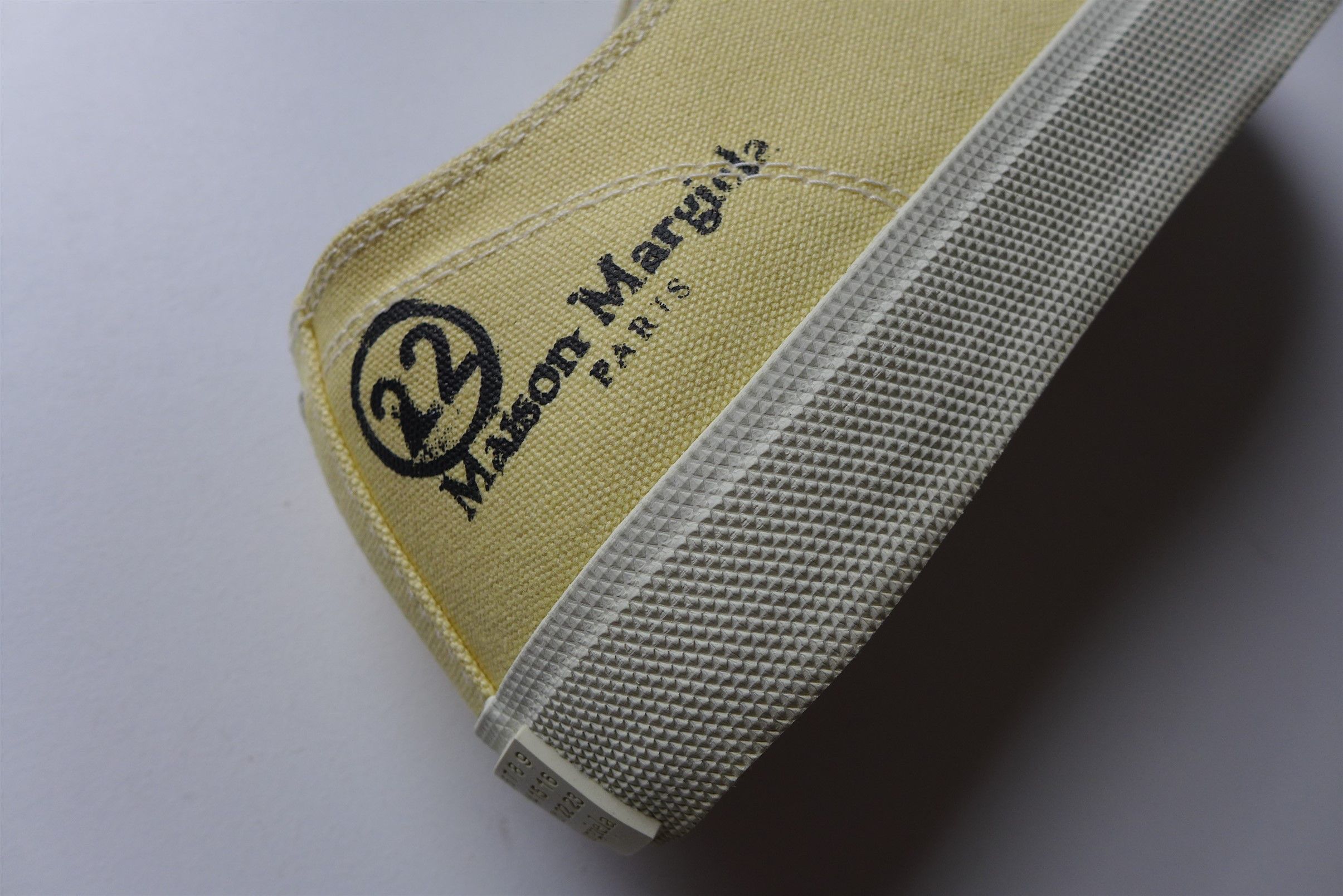 Maison Margiela Margiela Tabi Low Sneakers - Yellow Cotton Canvas Size US 8 / EU 41 - 9 Thumbnail