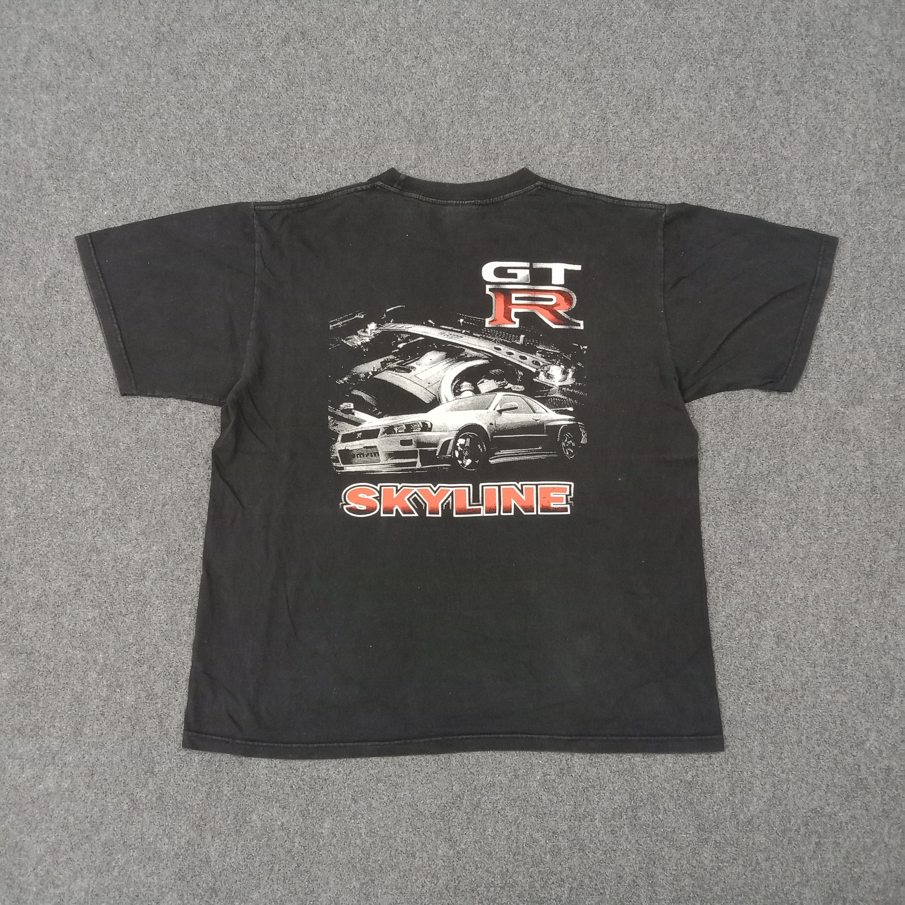 Japanese Brand Nissan GTR Skyline Motorsports Tshirt C267N13 Size US XL / EU 56 / 4 - 1 Thumbnail