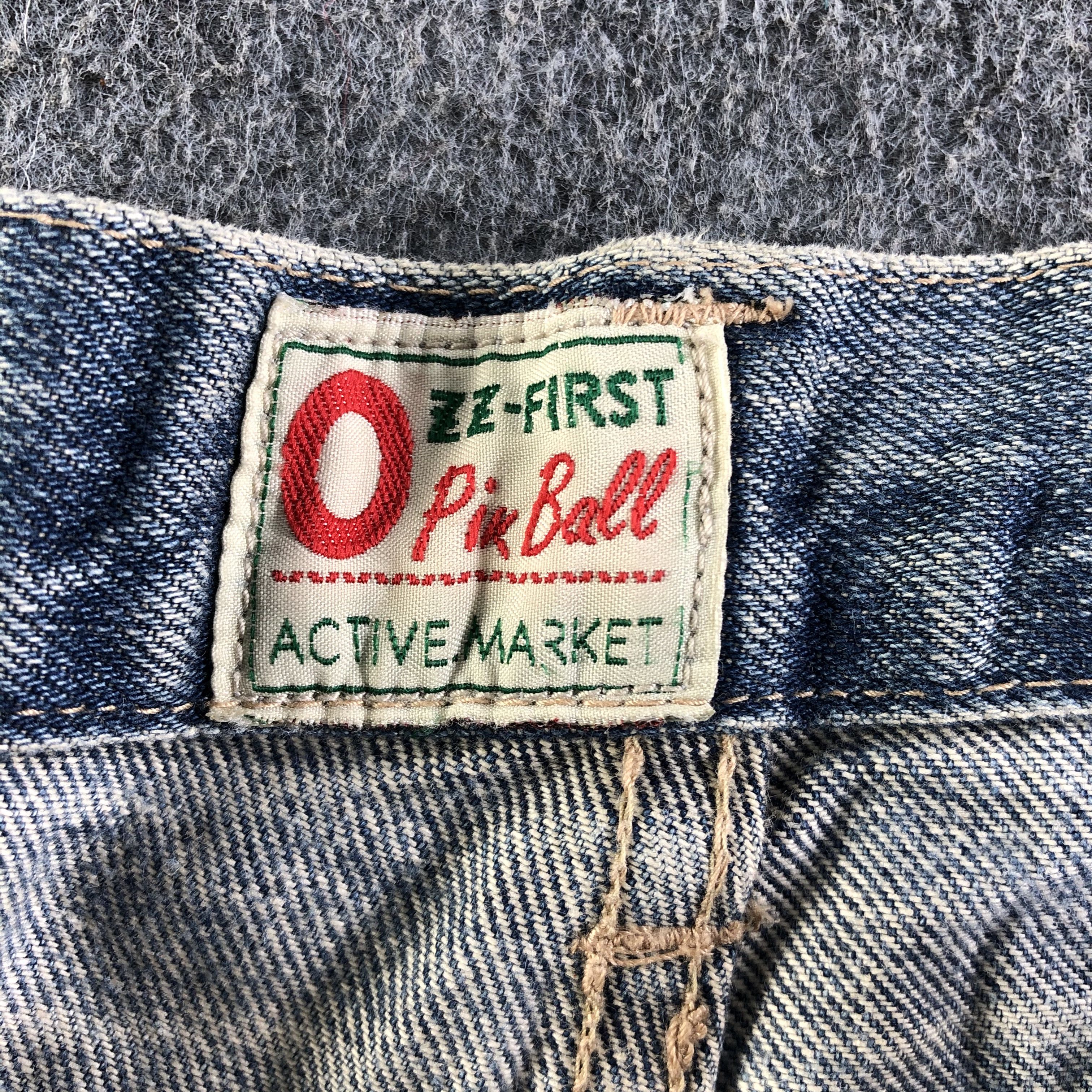 Japanese Brand Vintage Pocket Jeans-J4551 Size US 31 - 8 Thumbnail