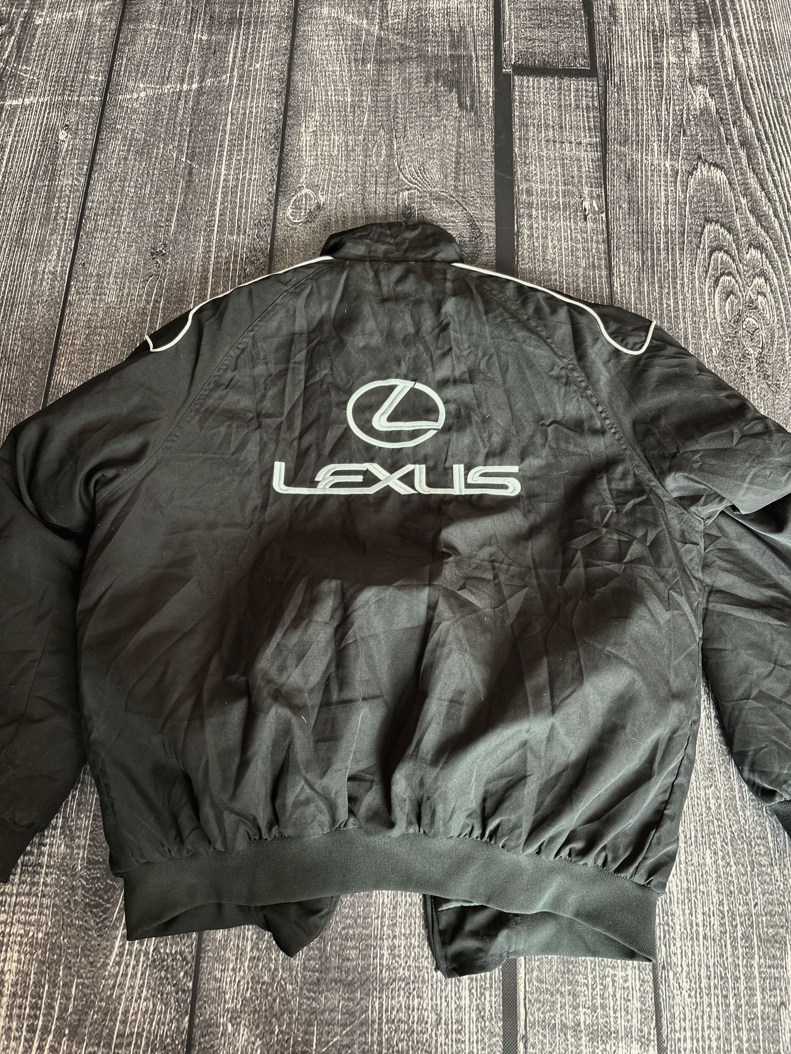 Vintage VTG Luxury Balenciaga Style Lexus Bomber Jacket 90s Size US XL / EU 56 / 4 - 5 Thumbnail