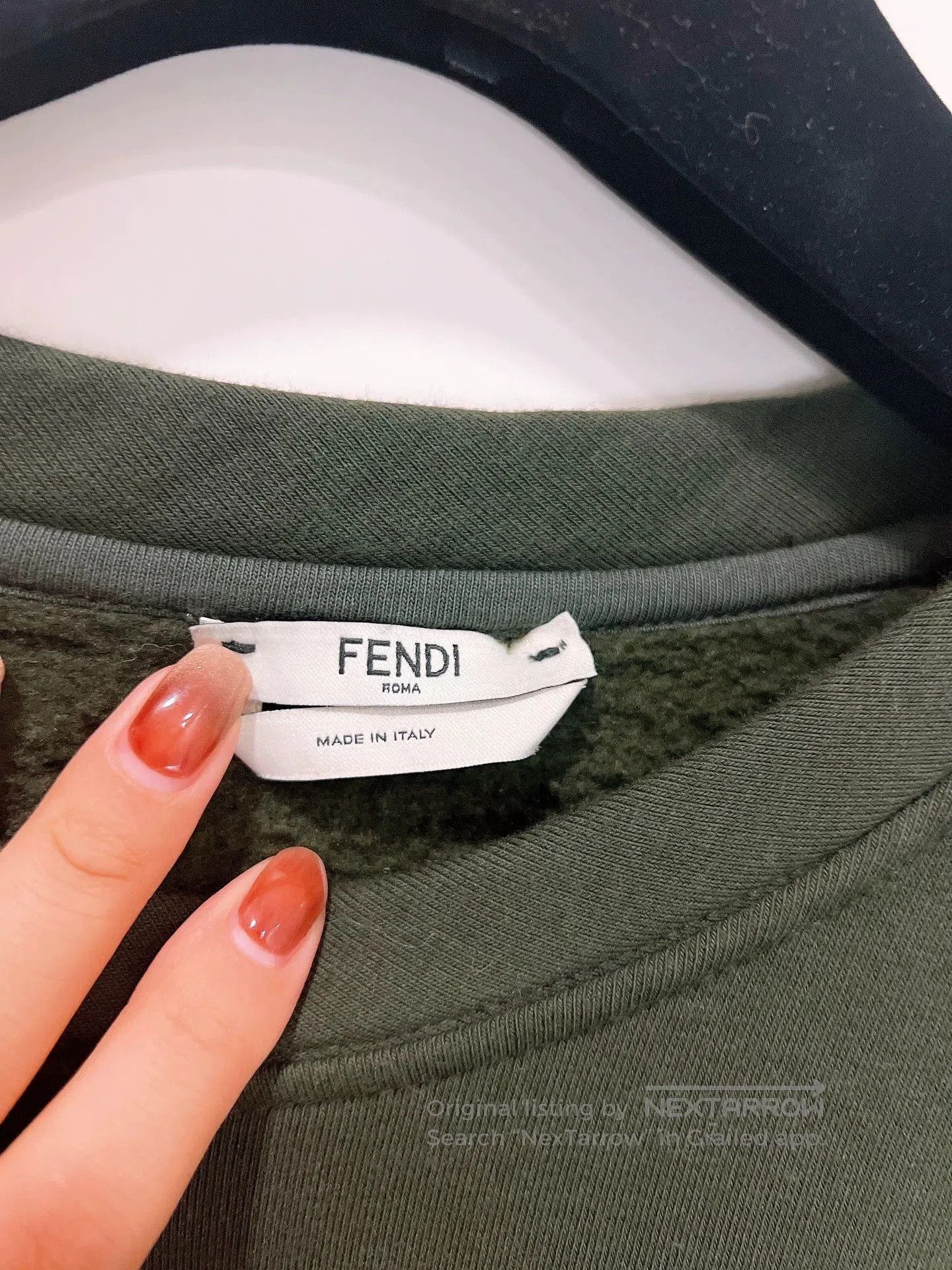 Fendi Fendi Green Devil Print Sweatshirt Dress. Size US M / EU 48-50 / 2 - 7 Thumbnail