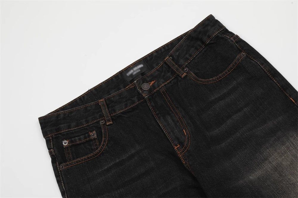 Japanese Brand × Jean Washed distressed men's hippie loose trendy flared jeans Size US 32 / EU 48 - 3 Thumbnail