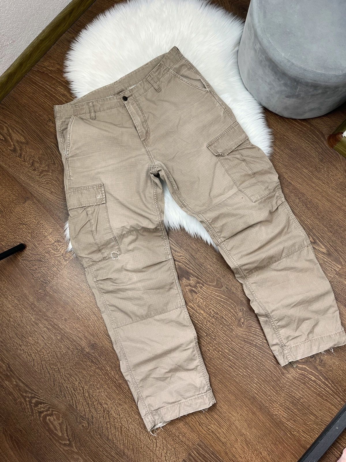 Carhartt × Vintage Crazy Vintage 90s Carhartt Baggy Carpenter Pants Y2K Size US 34 / EU 50 - 10 Thumbnail