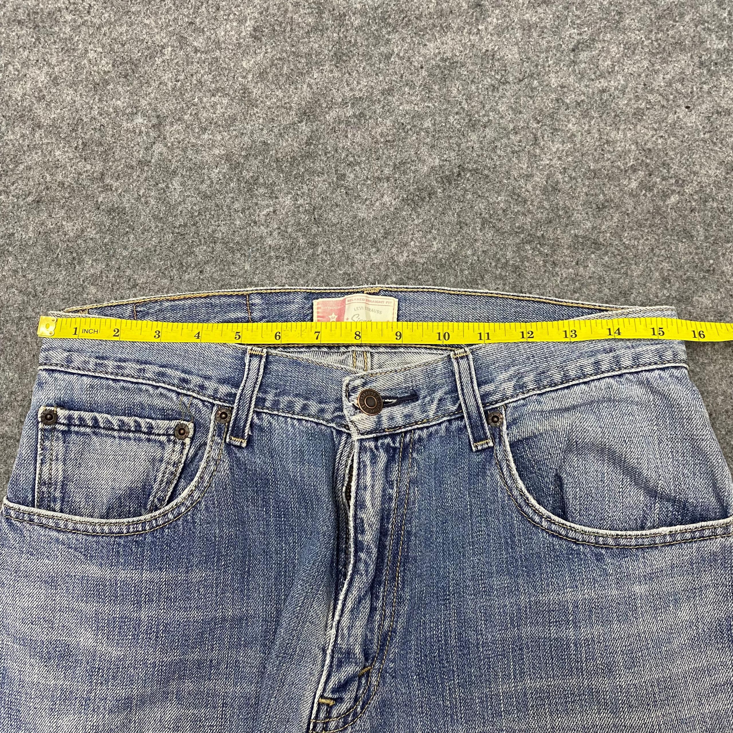 Japanese Brand 💥Best Offer💥Vintage Levis Signature Distressed Denim Size US 32 / EU 48 - 4 Thumbnail