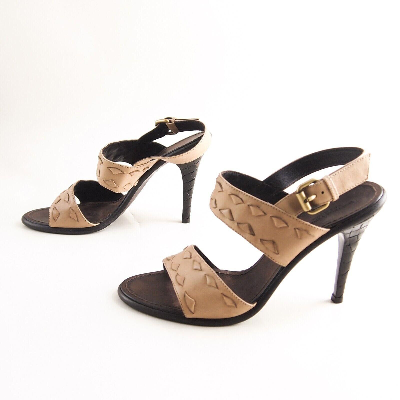 Bottega Veneta Bottega Veneta Strappy Sandals Beige Leather US 9 EU 39 Size US 9 / IT 39 - 2 Thumbnail
