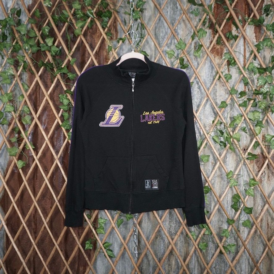 NBA Medium - Vintage Y2K Los Angeles Lakers zip up track jacket Size US M / EU 48-50 / 2 - 1 Thumbnail