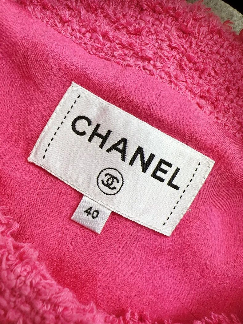 Chanel Chanel 22S peach pink short braided vest Size S / US 4 / IT 40 - 5 Thumbnail