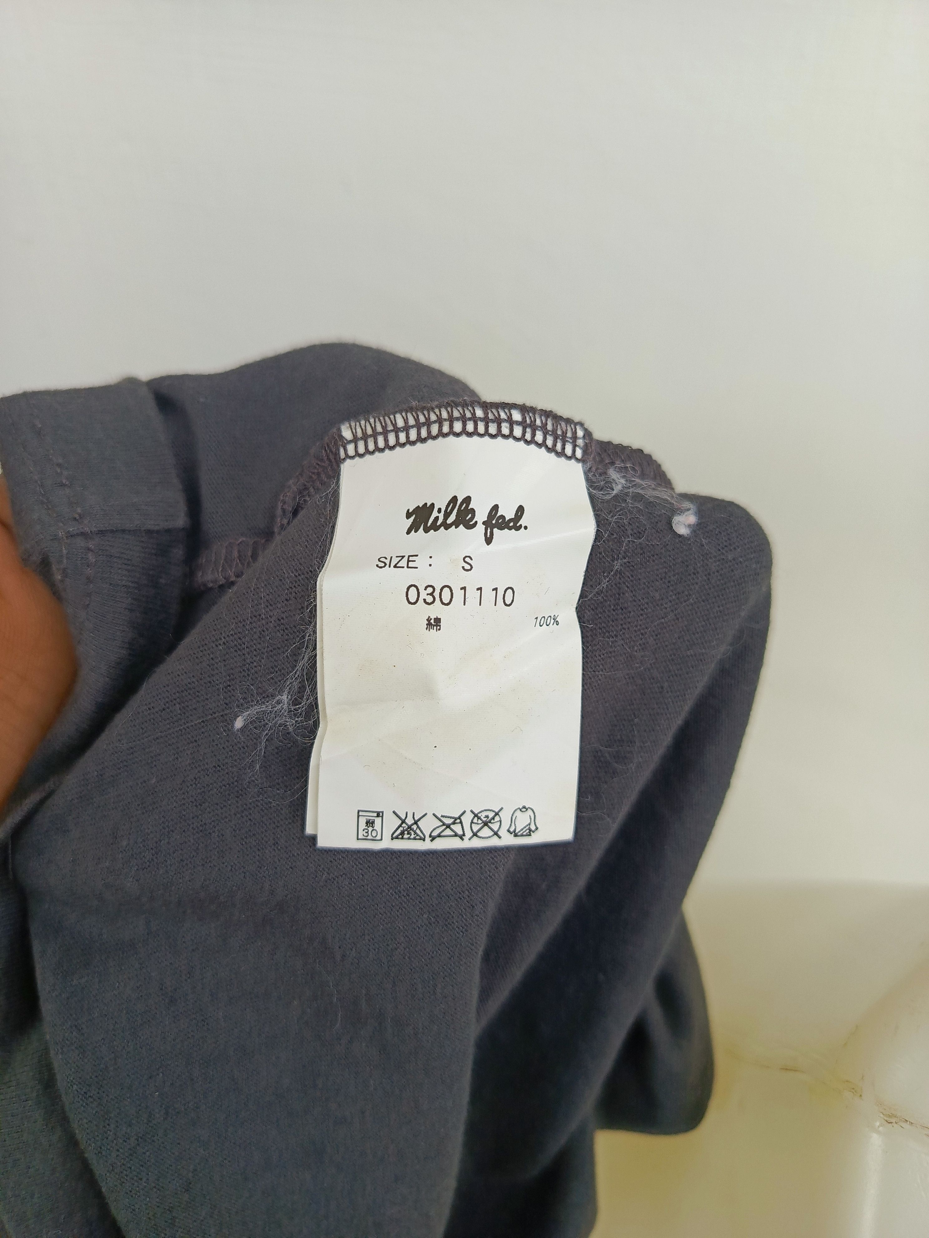 Japanese Brand Milkfed Black Graphic Tee Japanese Brand Logo T-Shirt Size S / US 4 / IT 40 - 7 Thumbnail