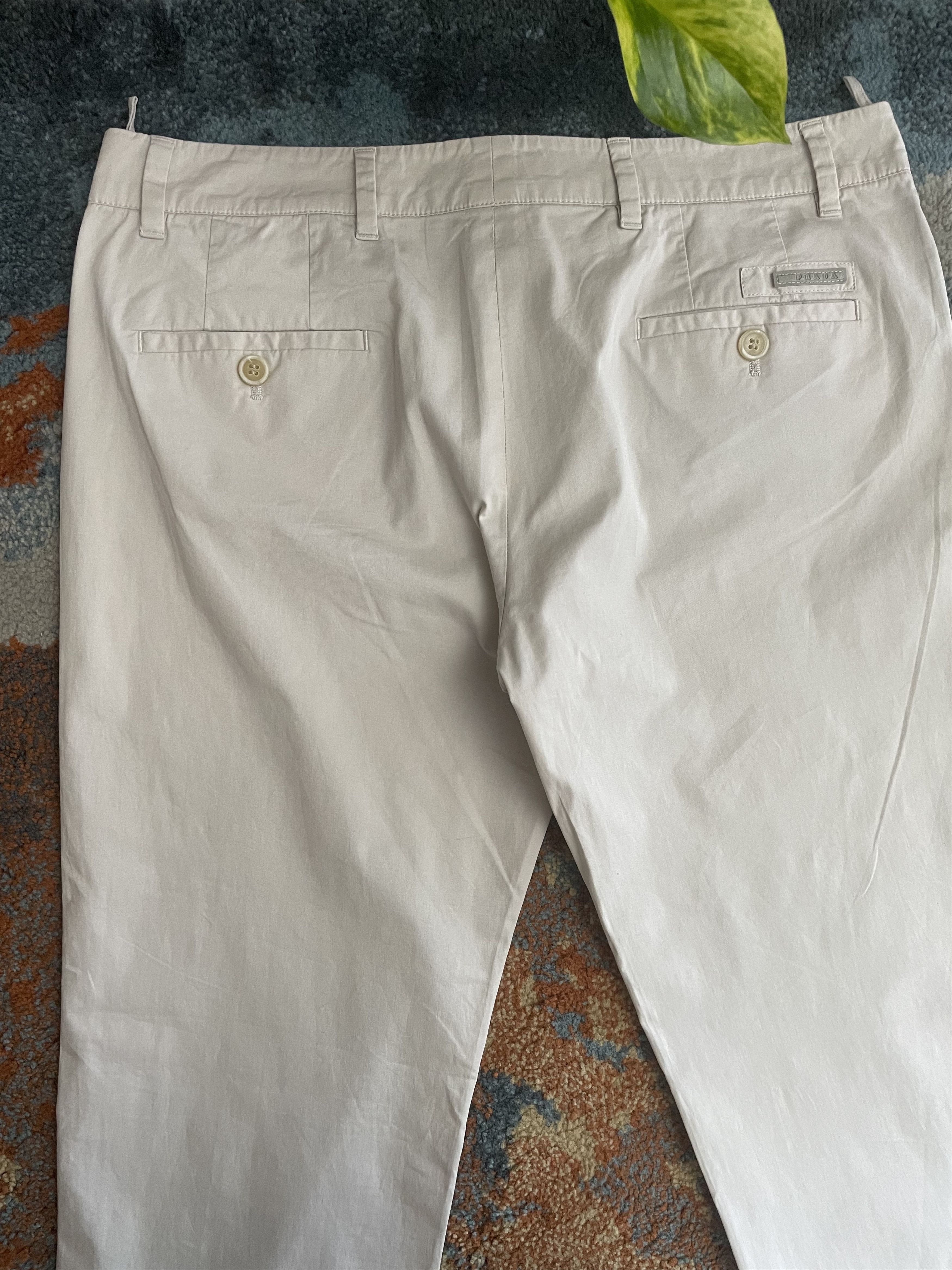 Prada Prada Y2K Vintage Silver Tab Luna Rossa Pants Size 34" / US 12 / IT 48 - 4 Thumbnail