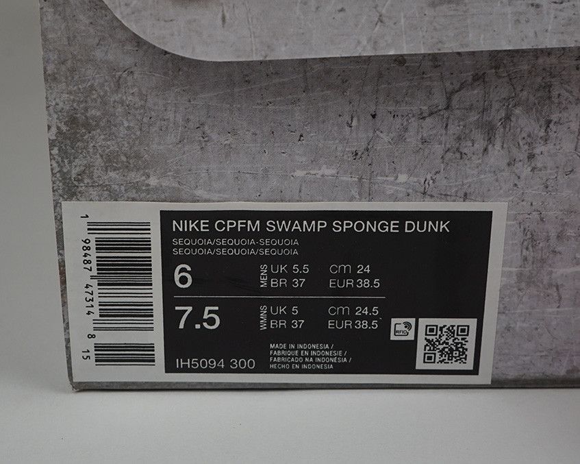 Cactus Plant Flea Market × Nike CPFM x Nike Dunk Low Swamp Sponge Sequoia Green Size US 6 / EU 39 - 16 Thumbnail
