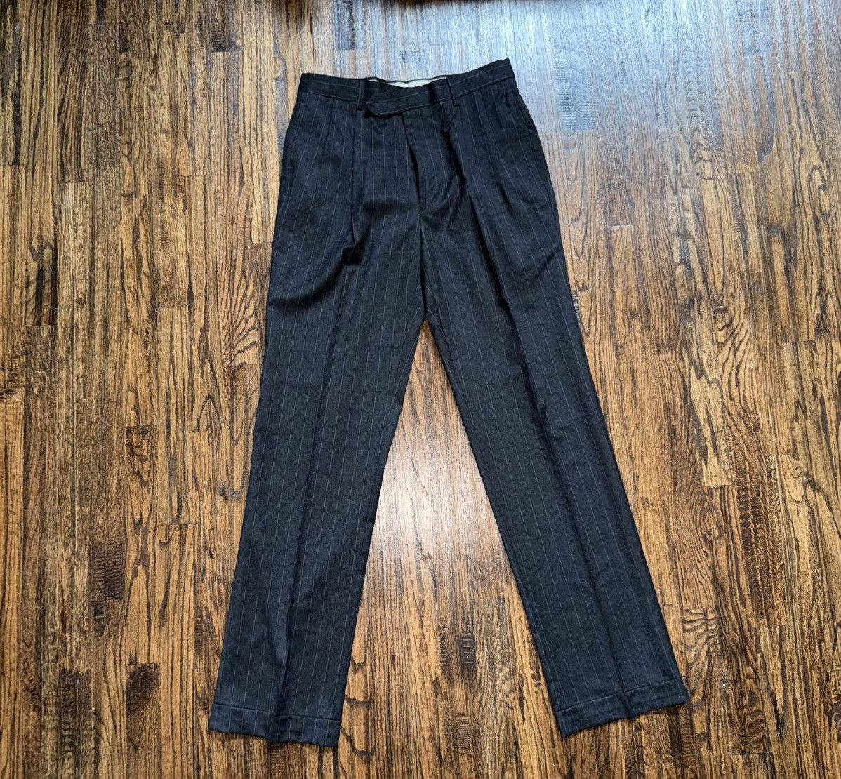 Jos. A. Bank Joseph A. Bank Pinstripe 2pc Suit Jacket & Pant Set ~42L Size 42L - 8 Thumbnail