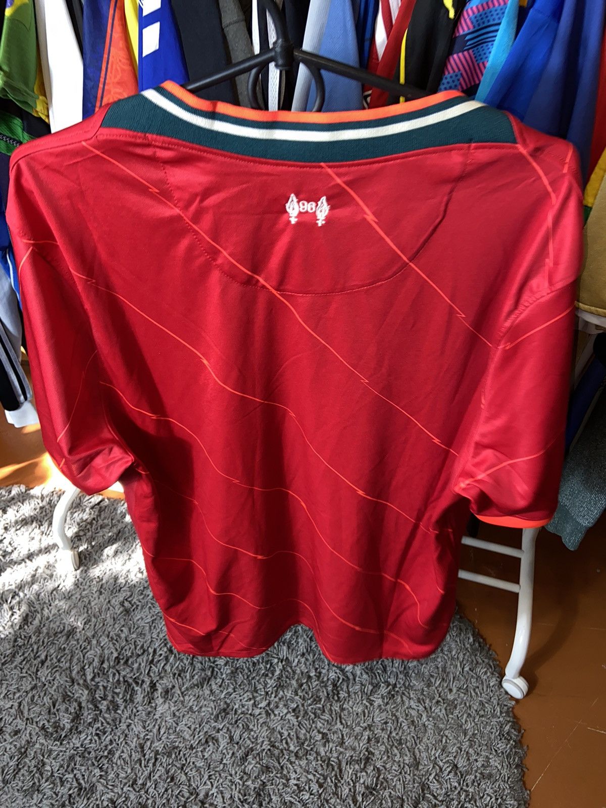Vintage 🧨NEW🧨 LIVERPOOL FOOTBALL JERSEY BLOCK CORE ADULT SHIRT Size US XXL / EU 58 / 5 - 5 Thumbnail