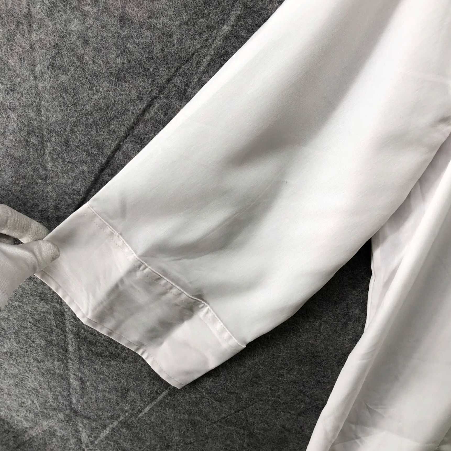 Vintage CATO White Button Down Shirt Womens 24W 3/4 Sleeve Blouse (Plus) Size 4XL / US 24-26 - 5 Thumbnail